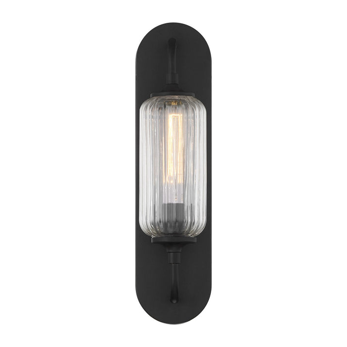 Savoy House - 9-3024-1-BK - One Light Wall Sconce - Holton - Matte Black
