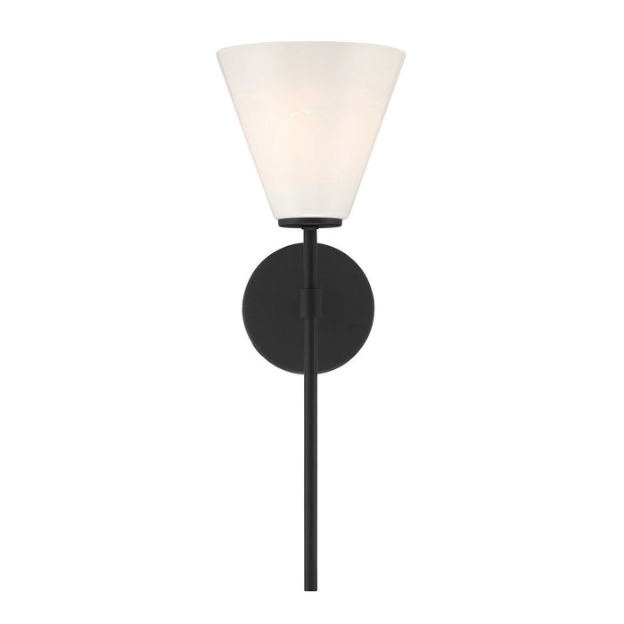 Savoy House - 9-4010-1-89 - One Light Wall Sconce - Blair - Matte Black