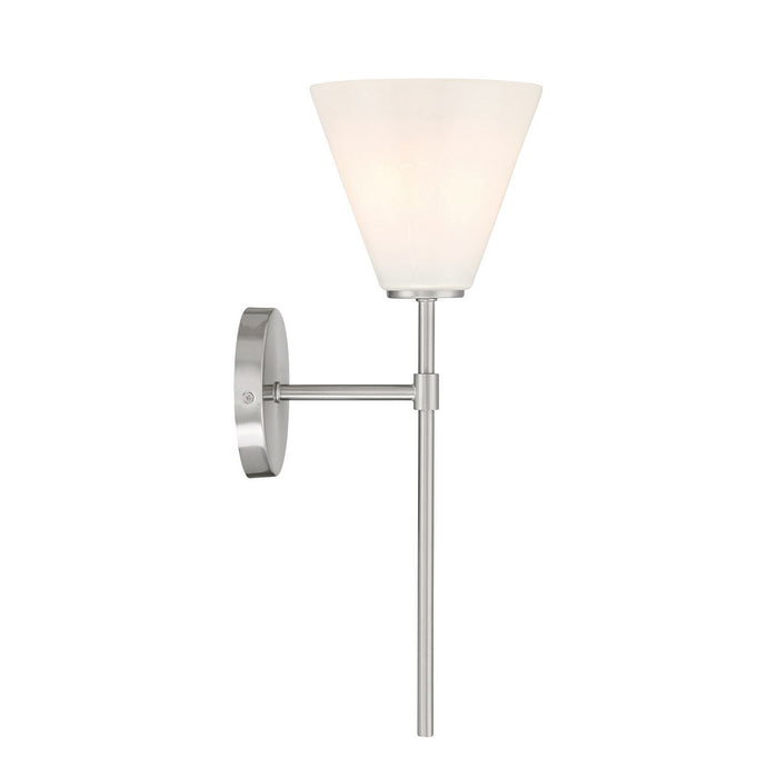 Savoy House - 9-4010-1-SN - One Light Wall Sconce - Blair - Satin Nickel