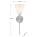 Savoy House - 9-4010-1-SN - One Light Wall Sconce - Blair - Satin Nickel