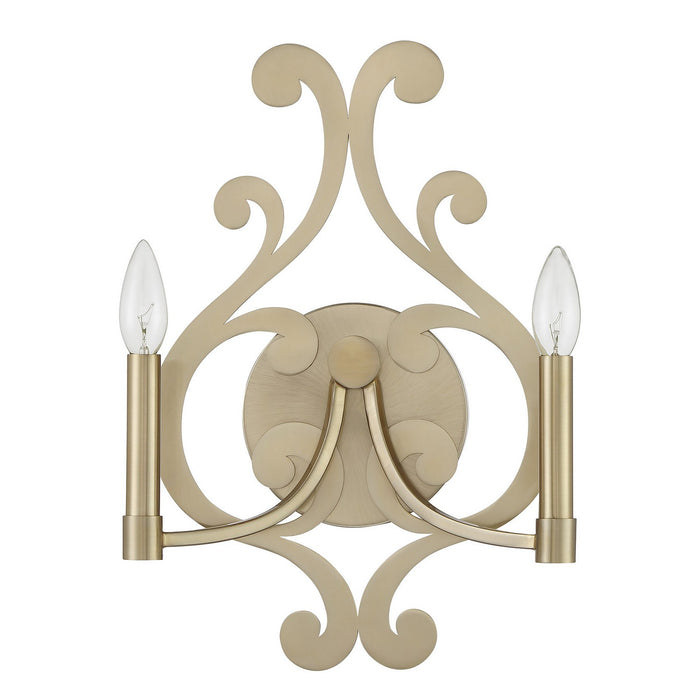 Savoy House - 9-6094-2-127 - Two Light Wall Sconce - Lombard - Noble Brass