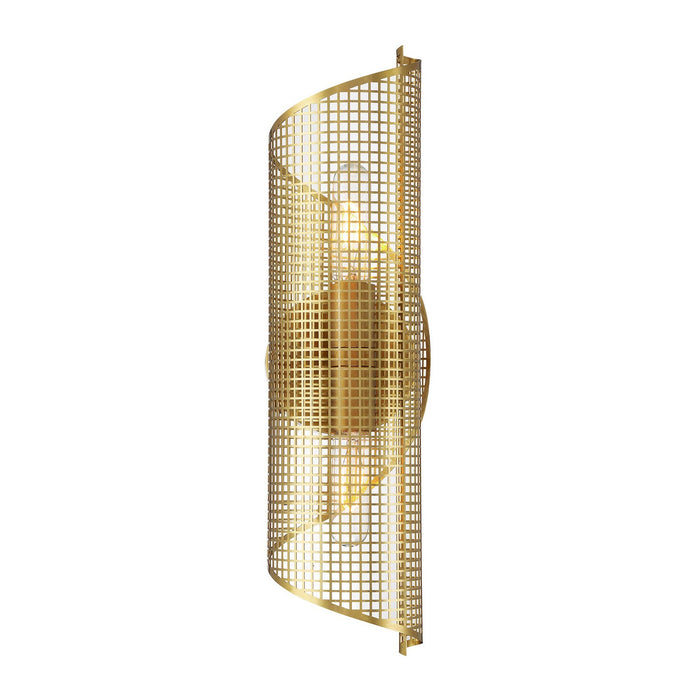 Savoy House - 9-8030-2-322 - Two Light Wall Sconce - Hillbourne - Warm Brass