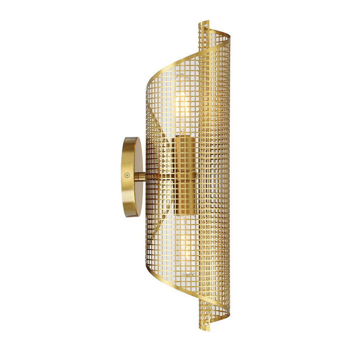 Savoy House - 9-8030-2-322 - Two Light Wall Sconce - Hillbourne - Warm Brass