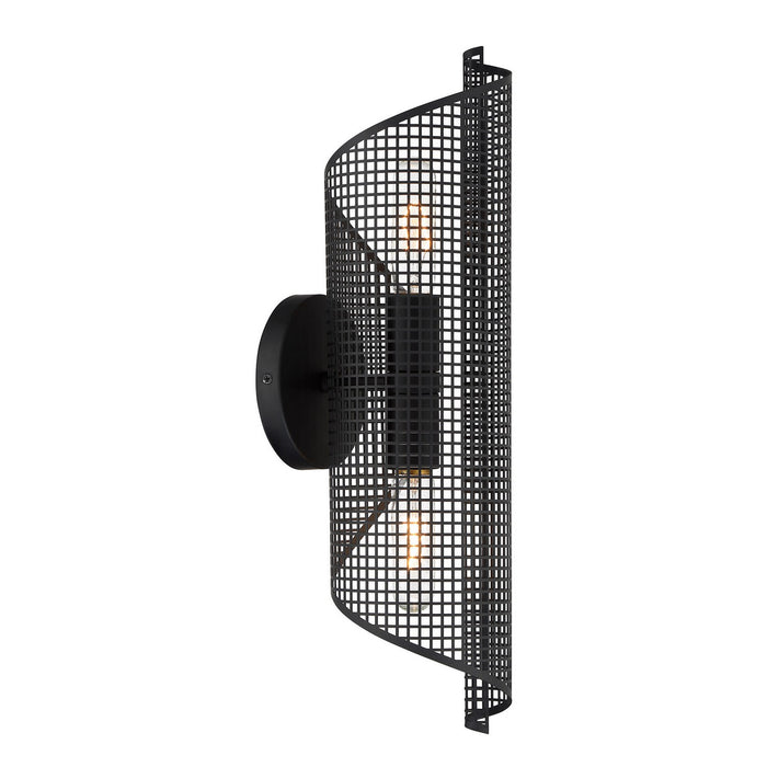 Savoy House - 9-8030-2-89 - Two Light Wall Sconce - Hillbourne - Matte Black