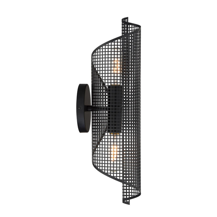 Savoy House - 9-8030-2-89 - Two Light Wall Sconce - Hillbourne - Matte Black