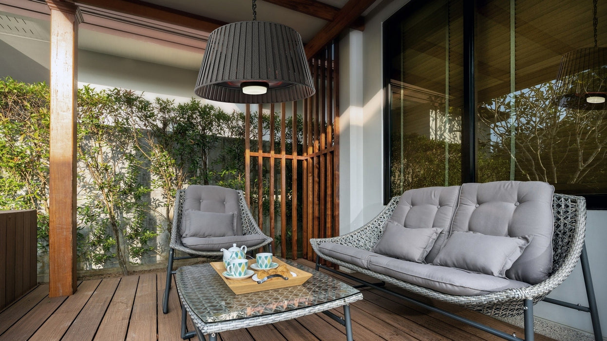 Eurofase - EFH0139 - Pendant Heater - Vellura - Charcoal Grey