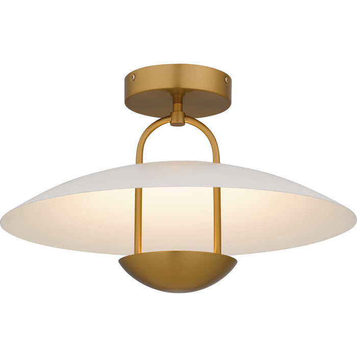 Quoizel - BIN1718BRG - LED Semi-Flush Mount - Bingham - Brushed Gold