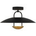 Quoizel - BIN1718MBK - LED Semi-Flush Mount - Bingham - Matte Black