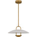 Quoizel - BIN2818BRG - LED Pendant - Bingham - Brushed Gold