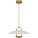 Quoizel - BIN2818BRG - LED Pendant - Bingham - Brushed Gold