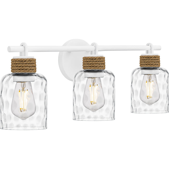 Quoizel - BTC8624W - Three Light Bath - Baltic - Matte White