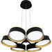 Quoizel - BYS5026MBK - LED Chandelier - Byrnes - Matte Black