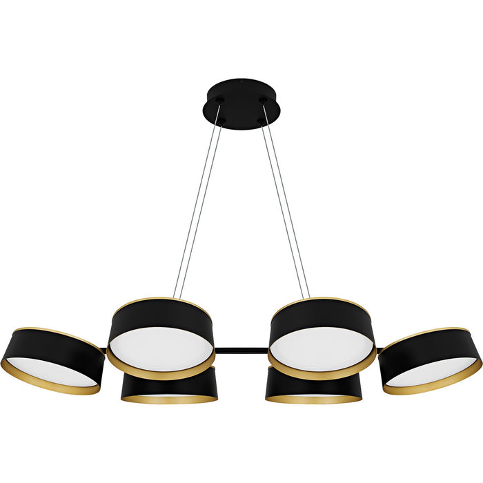 Quoizel - BYS640MBK - LED Linear Chandelier - Byrnes - Matte Black