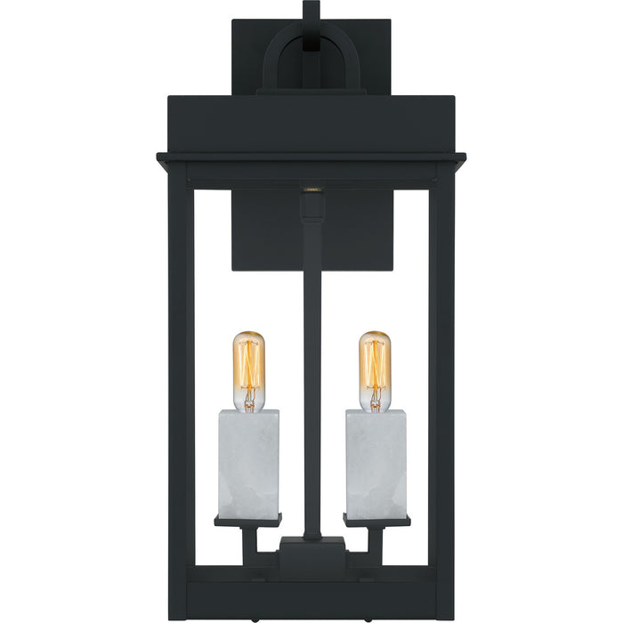 Quoizel - CAM8408MBK - Two Light Outdoor Wall Lantern - Carmen - Matte Black