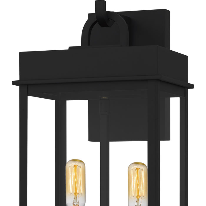 Quoizel - CAM8408MBK - Two Light Outdoor Wall Lantern - Carmen - Matte Black