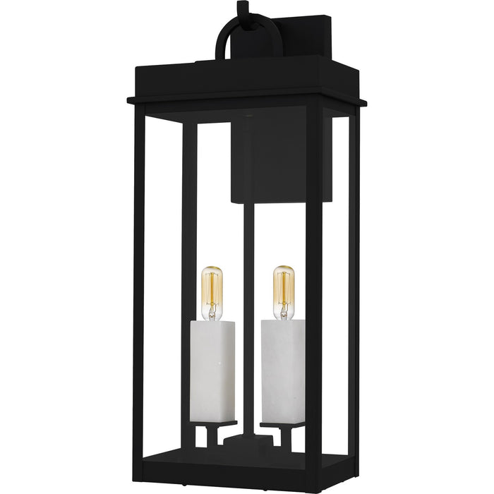 Quoizel - CAM8409MBK - Two Light Outdoor Wall Lantern - Carmen - Matte Black