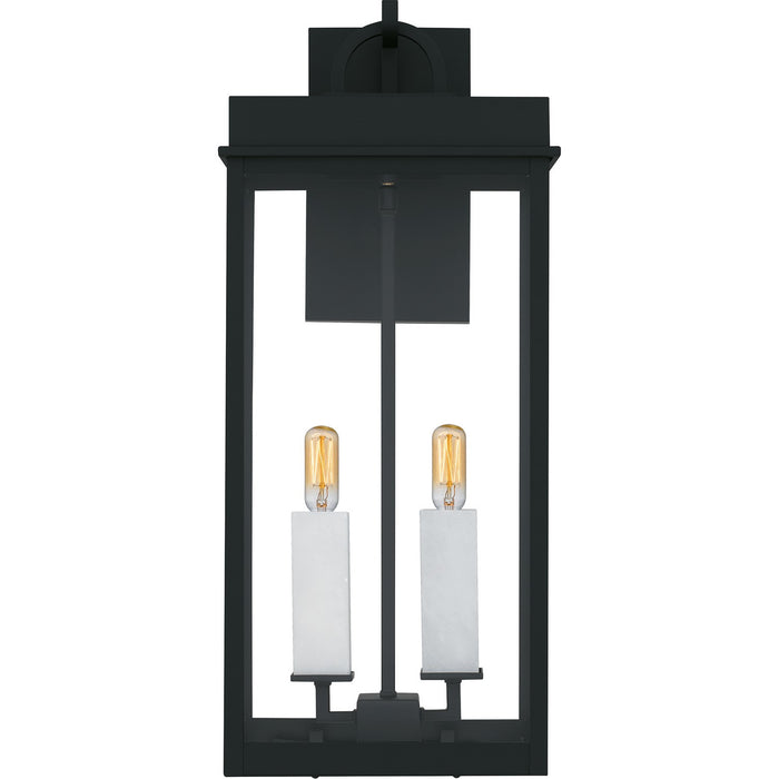 Quoizel - CAM8409MBK - Two Light Outdoor Wall Lantern - Carmen - Matte Black