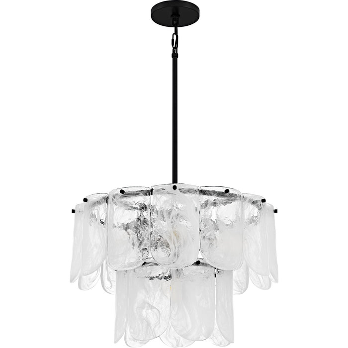 Quoizel - CAS2824MBK - Five Light Pendant - Cassidy - Matte Black