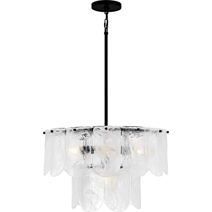 Quoizel - CAS2824MBK - Five Light Pendant - Cassidy - Matte Black