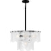 Quoizel - CAS2824MBK - Five Light Pendant - Cassidy - Matte Black