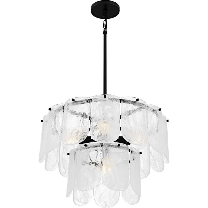 Quoizel - CAS2824MBK - Five Light Pendant - Cassidy - Matte Black