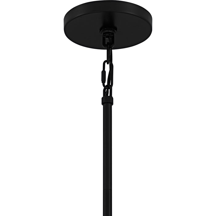 Quoizel - CAS2824MBK - Five Light Pendant - Cassidy - Matte Black