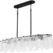 Quoizel - CAS543MBK - Five Light Linear Chandelier - Cassidy - Matte Black