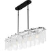 Quoizel - CAS543MBK - Five Light Linear Chandelier - Cassidy - Matte Black