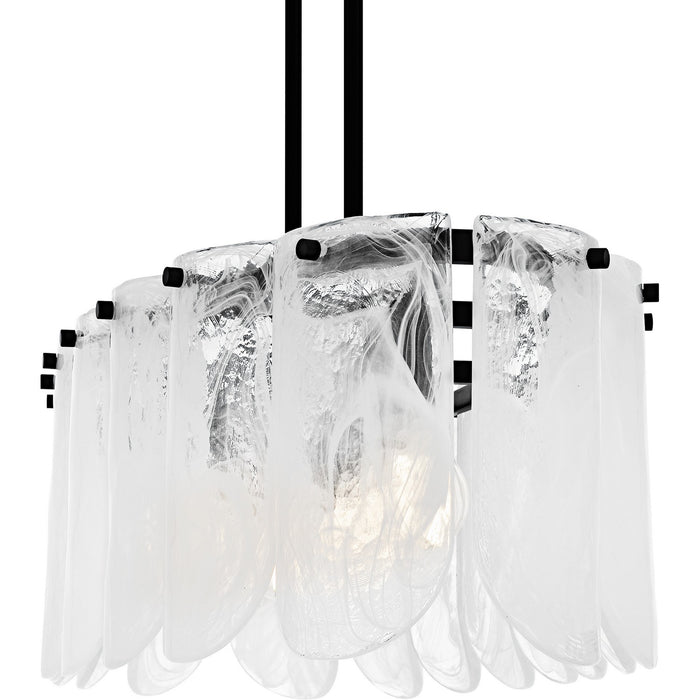 Quoizel - CAS543MBK - Five Light Linear Chandelier - Cassidy - Matte Black