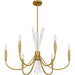 Quoizel - CCY5032BRG - Six Light Chandelier - Cecily - Brushed Gold