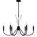 Quoizel - CCY5032MBK - Six Light Chandelier - Cecily - Matte Black