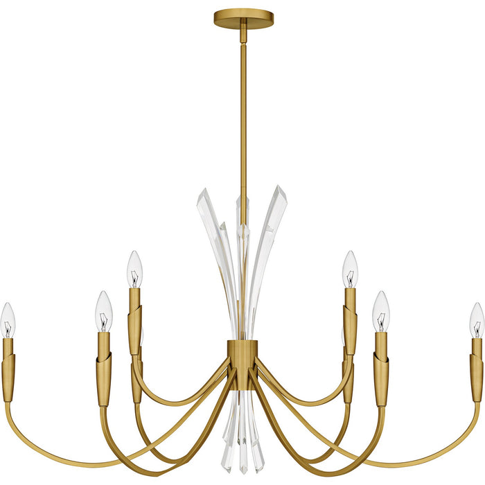 Quoizel - CCY5040BRG - Nine Light Chandelier - Cecily - Brushed Gold