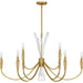 Quoizel - CCY5040BRG - Nine Light Chandelier - Cecily - Brushed Gold