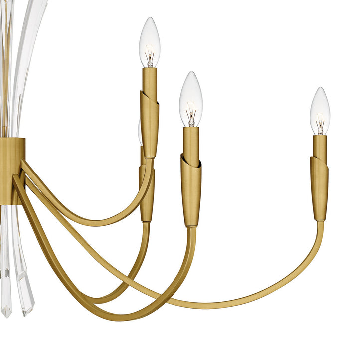 Quoizel - CCY5040BRG - Nine Light Chandelier - Cecily - Brushed Gold