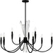 Quoizel - CCY5040MBK - Nine Light Chandelier - Cecily - Matte Black