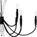 Quoizel - CCY5040MBK - Nine Light Chandelier - Cecily - Matte Black