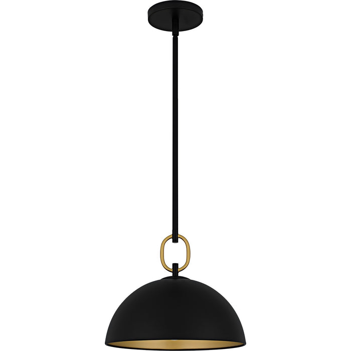 Quoizel - CEO1812MBK - One Light Pendant - Cleo - Matte Black