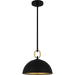 Quoizel - CEO1812MBK - One Light Pendant - Cleo - Matte Black