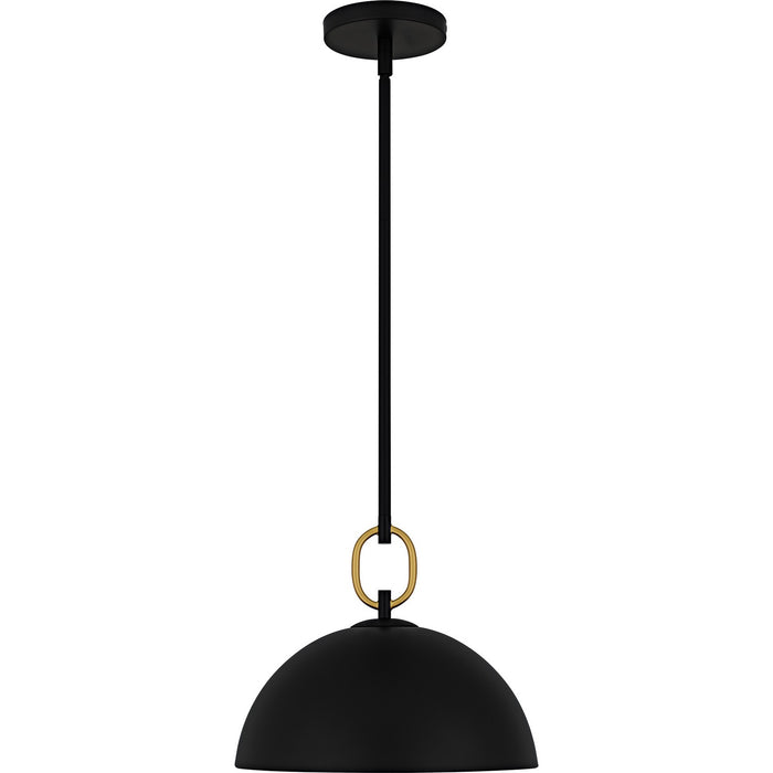 Quoizel - CEO1812MBK - One Light Pendant - Cleo - Matte Black