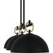 Quoizel - CEO344MBK - Three Light Linear Chandelier - Cleo - Matte Black