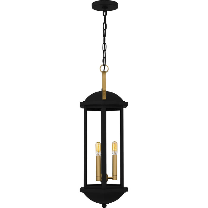 Quoizel - CFD1510MBK - Three Light Mini Pendant - Crestfield - Matte Black