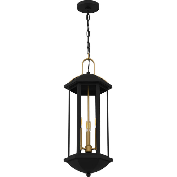 Quoizel - CFD1510MBK - Three Light Mini Pendant - Crestfield - Matte Black