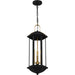 Quoizel - CFD1510MBK - Three Light Mini Pendant - Crestfield - Matte Black