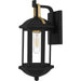 Quoizel - CFD8406MBK - One Light Outdoor Wall Lantern - Crestfield - Matte Black