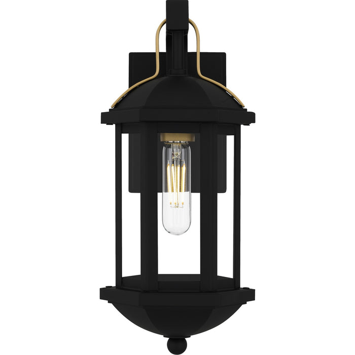 Quoizel - CFD8406MBK - One Light Outdoor Wall Lantern - Crestfield - Matte Black
