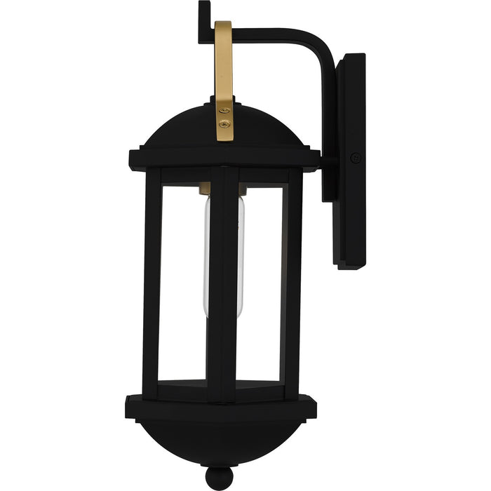Quoizel - CFD8406MBK - One Light Outdoor Wall Lantern - Crestfield - Matte Black