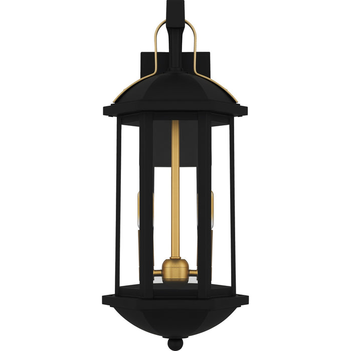 Quoizel - CFD8408MBK - Two Light Outdoor Wall Lantern - Crestfield - Matte Black