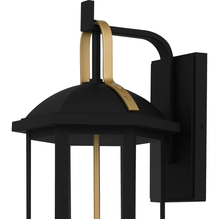 Quoizel - CFD8410MBK - Three Light Outdoor Wall Lantern - Crestfield - Matte Black