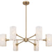 Quoizel - CRR5036BGD - Six Light Chandelier - Curran - Bronze Gold
