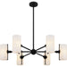 Quoizel - CRR5036MBK - Six Light Chandelier - Curran - Matte Black